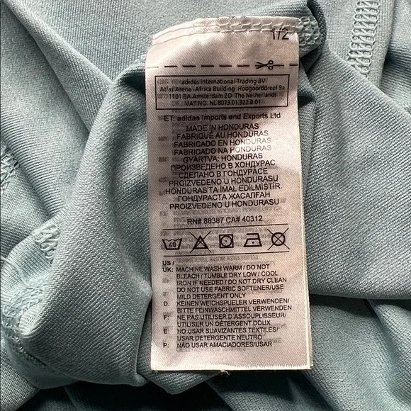 Adidas Men's Light Blue Climalite Free Lift Short Sleeve Tee - XL - Picture 6 of 6